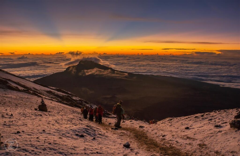 Mount Kilimanjaro summit landscape